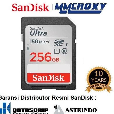Sandisk Ultra Sdxc Card Class 10 256Gb - Sdcard 256Gb New Stok
