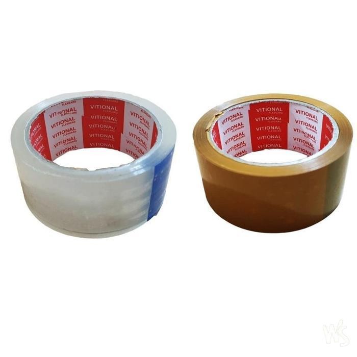

Promo @6 Pcs (1 Slop) Vitional Biru Lakban Opp 2" 45Mm 50M / Solasi / Isolasi