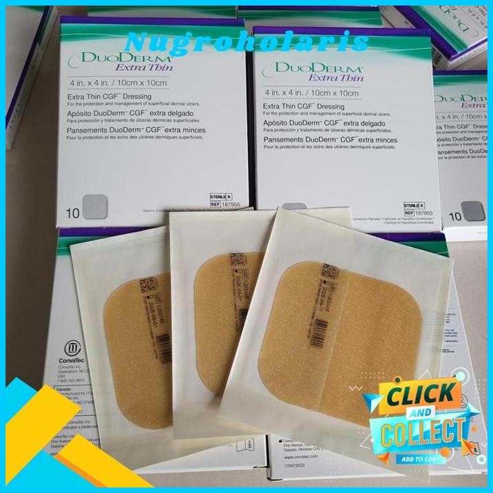 CONVATEC DUODERM EXTRA THIN 10CM X 10CM  CONVATEC DUODERM EXTRA THIN FREE ONGKIR 