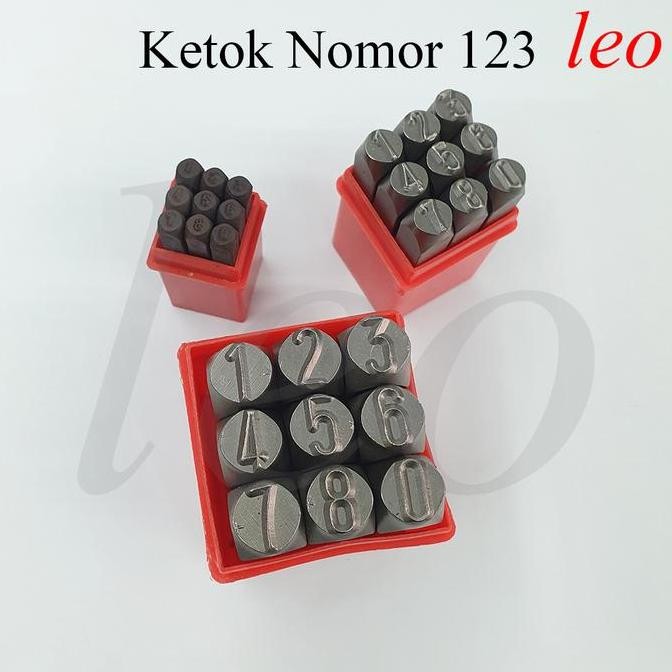 

Number Punch 2/3/4/5/6/8/10/12.5 mm Ketok Nomor Angka Reverse Stamp murah