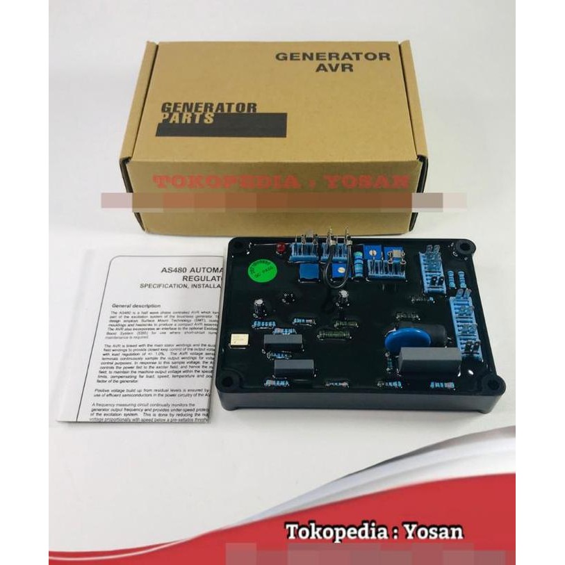 Avr Generator As480 Avr Genset As 480