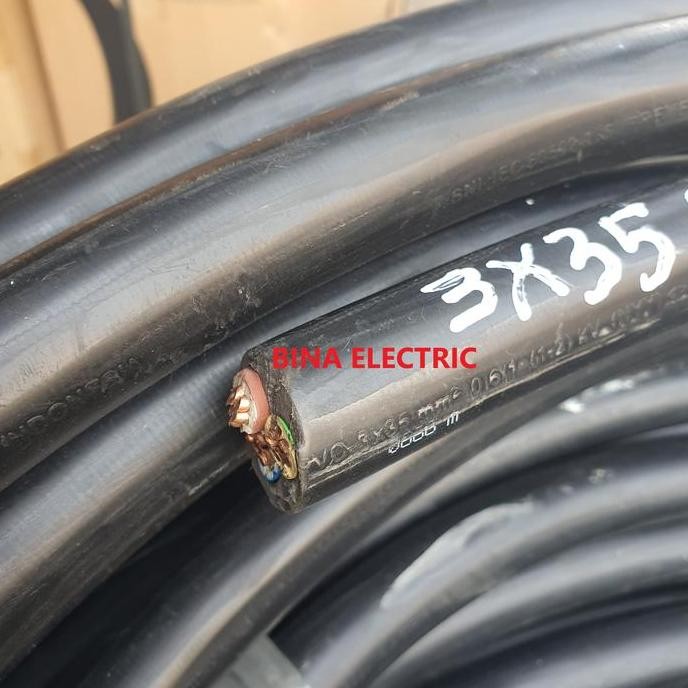 Kabel Listrik NYY 3x35 3 x 35 3x35mm 3 x 35 mm 4 Besar Meteran Eceran