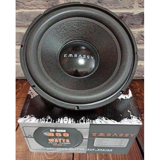 Promo Subwoofer 15 Inch Double Coil Double Magnet Embassy Es-1556 Speaker