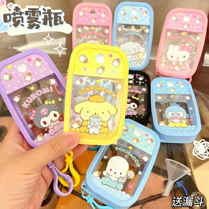 (BestPrice) Gantungan Tas Tempat Hand Sanitizer Spray Sanrio (Botol+Gantungan)