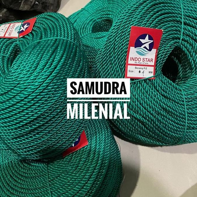 

Tali Tambang 4mm / Tali Tambang Plastik PE Roll 4mm / Tali 4mm 1 Roll murah