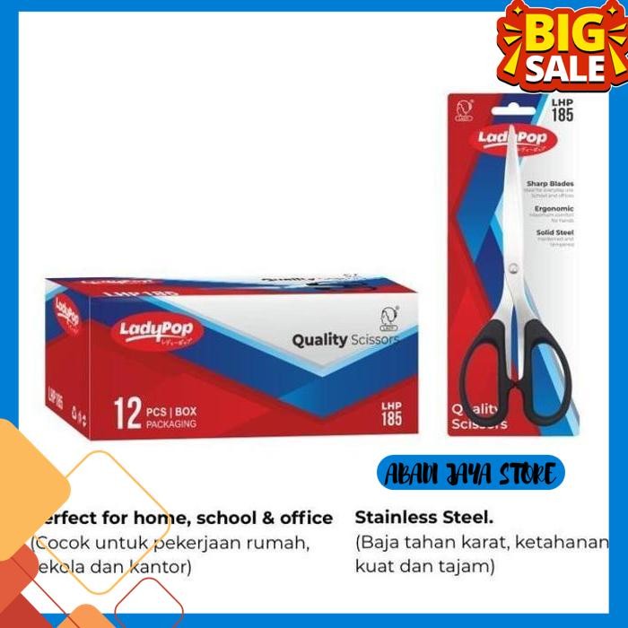

GUNTING KERTAS STAINLESS BESAR 8.5 INCH 8.5" SCISSORS SC 848 185 EKSLUSIF