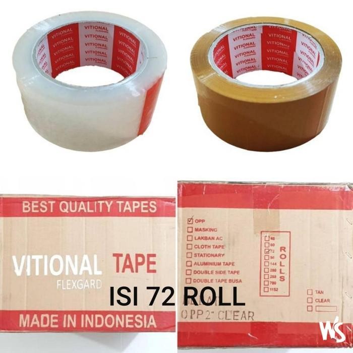 

Promo Vf Mrh Lakban 2 Inch 48Mm X 90Y 72 Roll (1 Dos) / Isolasi / Solasi