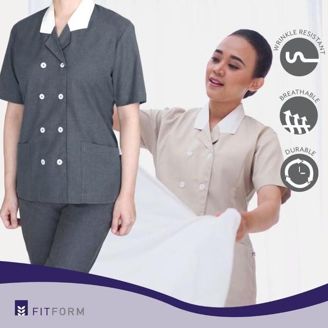 Tersedia Seragam Suster FITFORM - DOUBLE BREASTED