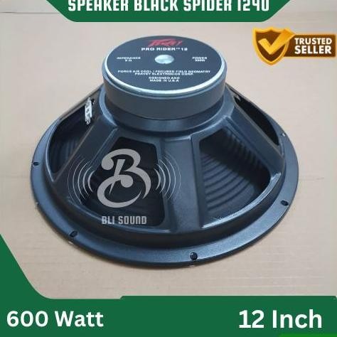 Grosir Speaker Black Spider 12 Inch Blackspider 1240 12Inch Bs 1240 Full Range Mid Low [Hitam]