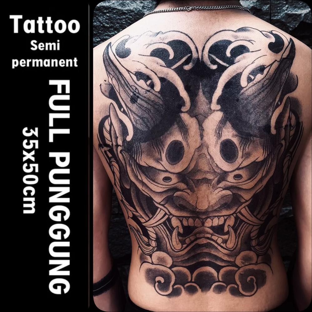 Tatomaniajkt-Tato Motif TB / Tato temporer seri Tato Badan Full Punggung / Tato semi permanent AST