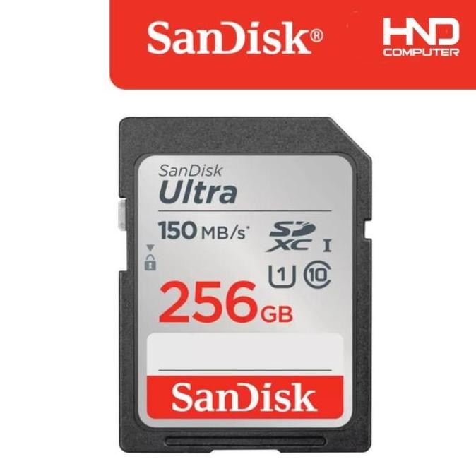 Sandisk Ultra Sdxc Card Sd Card Class 10 256Gb - Resmi New Stok