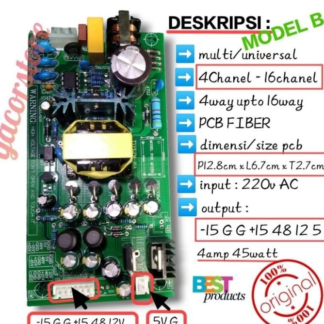 POWER SUPLAI SUPPLY REGULATOR AUDIO MIXER MULTI UNIVERSAL