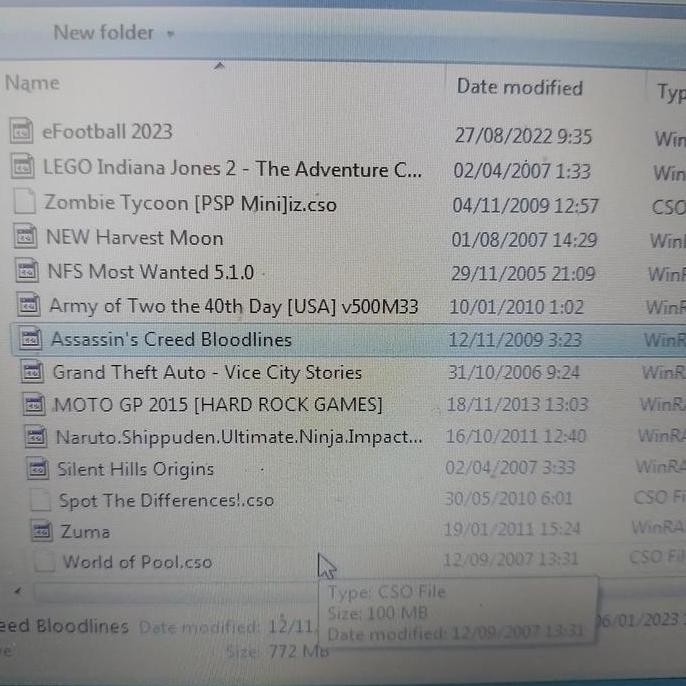 Memory Stick Pro Duo Psp 8Gb Full Game/ Memory Psp 8Gb Full Game New Stok
