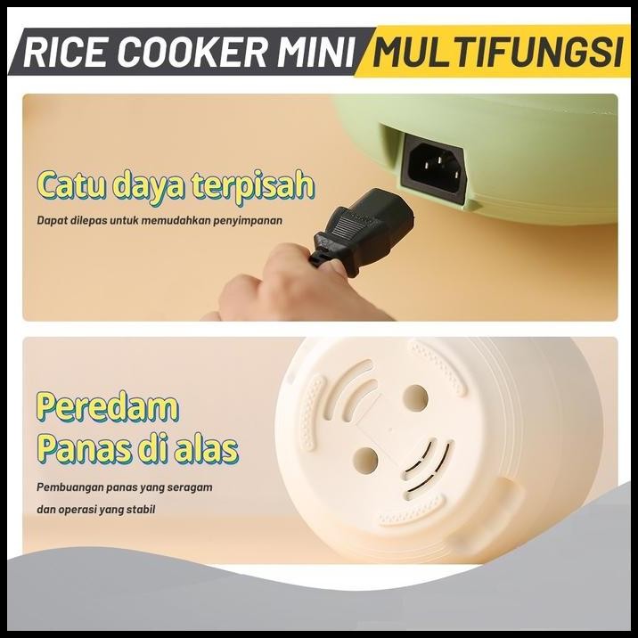 Panci Listrik/ mini Rice Cooker/ 1.6L Rice Cooker/Penanak Nasi 400W Serbaguna