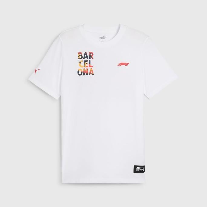 F1 Collection PUMA F1 2024 Spanish GP Barcelona T-Shirt. Kaos Unisex