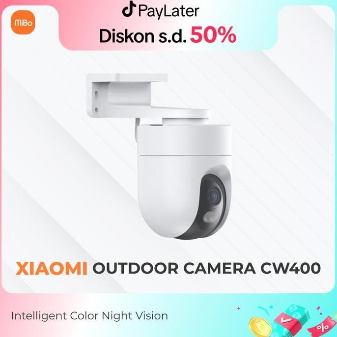 TERLARIS Xiaomi Outdoor Camera CW400 4MP 2.5K Kamera CCTV Outdoor 360 IP66 Waterproof AI Human Track