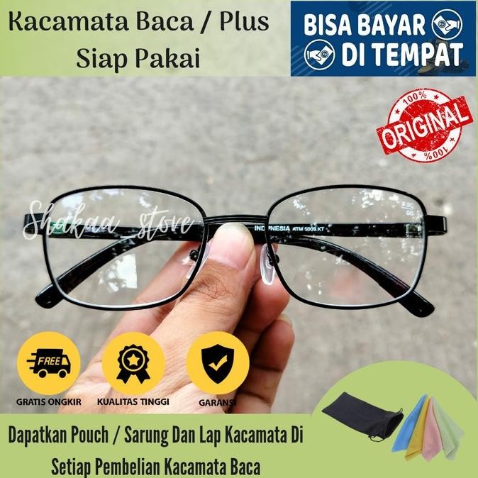 (Expert) Kacamata plus /kacamata baca/lensa plus/kacamata pria dan wanita plus