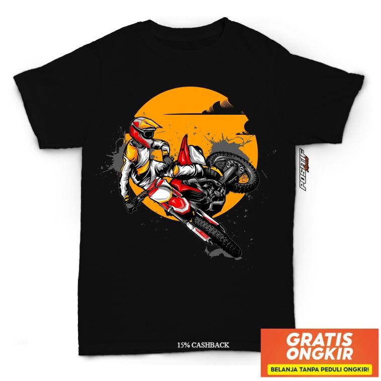 Kaos Anak Laki Perempuan Motor Cross Positif Merch