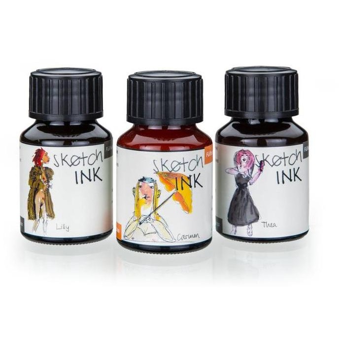 

TERBARU - ROHRER KLINGNER Waterproof Fountain Pen Ink SketchINK 50ml