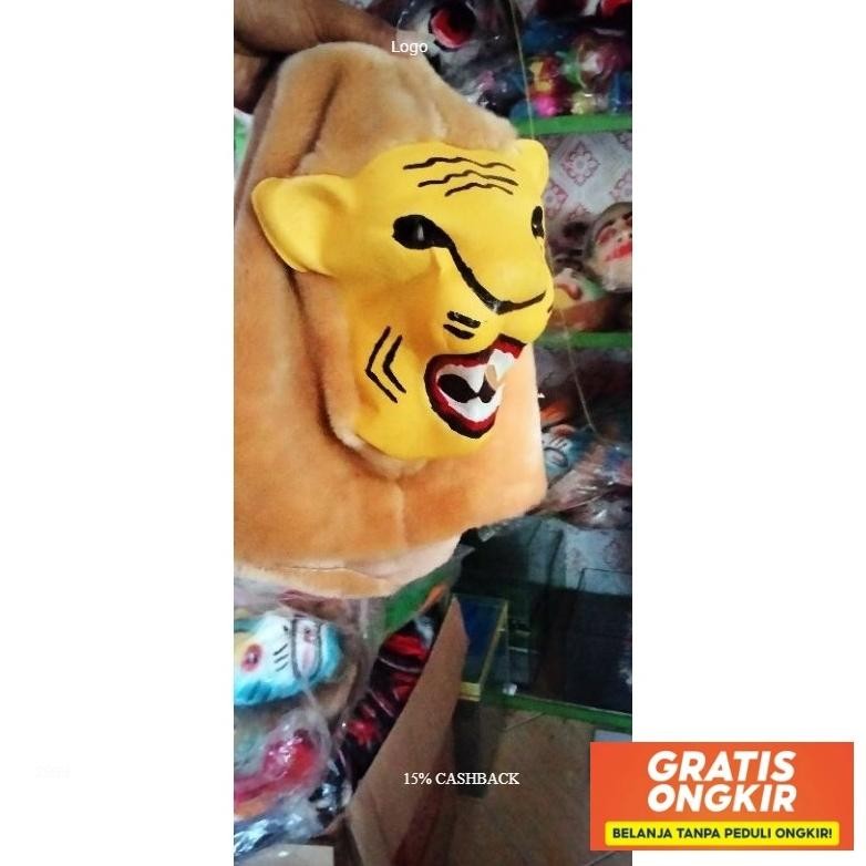 Topeng Singa Harimau Anak Maupun Dewasa