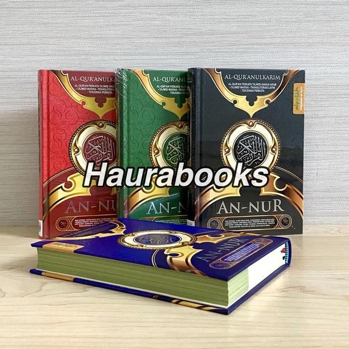 new Alquran An Nur B6, Alquran Tajwid, Alquran Terjemah dan Latin Perkata