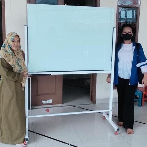 

BEBAS ONGKIR - glassboard Stand 100 150 Cm