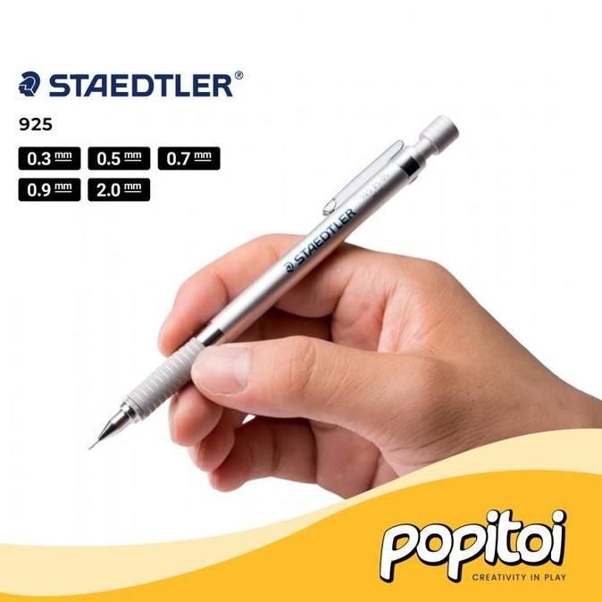 

Staedtler 925-25 Mechanical Pencil 0.3 0.5 0.7 0.9 1.3 2.0 mm Pensil Mekanik Cetek