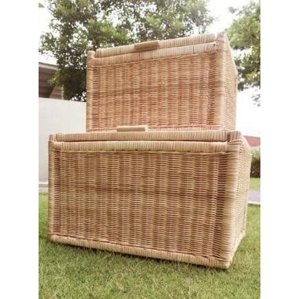 

Terlaris Kotak Penyimpanan /Storage Box Tutup Anyaman Rotan Uk Besar Estetika