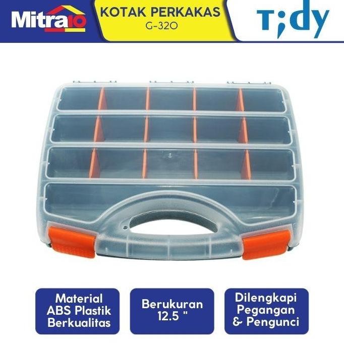 

Terlaris Tidy Kotak Penyimpan Accesories Perkakas G-320 12.5 Inch