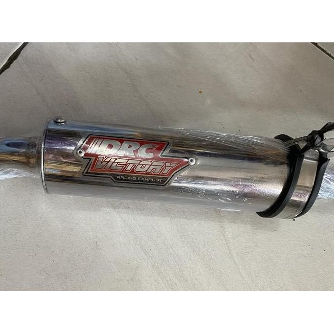 Knalpot Vespa Racing DRC Victory all / semua motor (buang kanan)