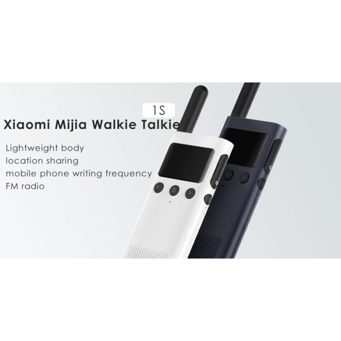 Murah New Ht Xiaomi Mijia 1S Radio Smart Walkie Talkie 1S Phone App Locatio