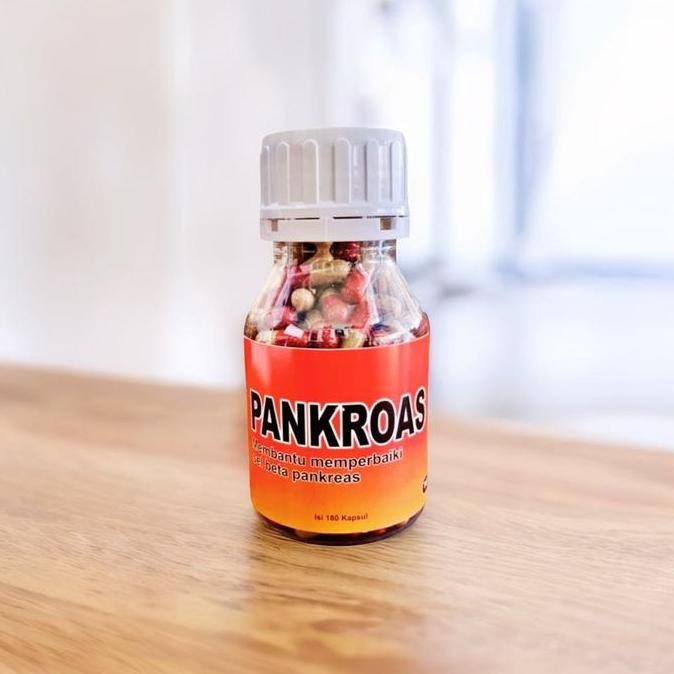 TERBARU - Obat herbal pankreas terbaik "Pankroas" isi 180