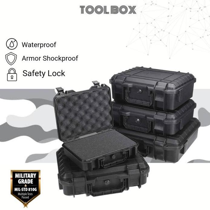 

Terlaris Tool Box Hard Case Abs Th5 Waterproof Storage Box With Sponge