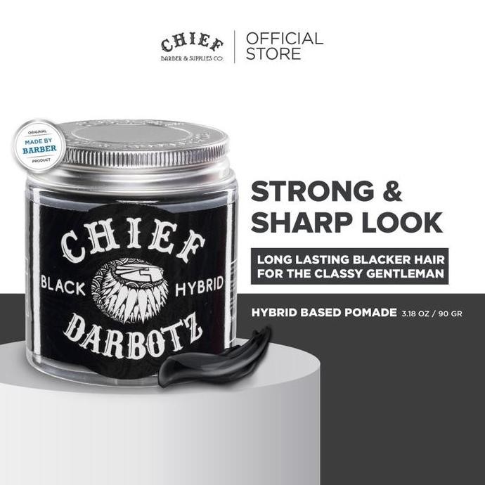 ready stock CHIEF POMADE BLACK HYBRID X DARBOTZ