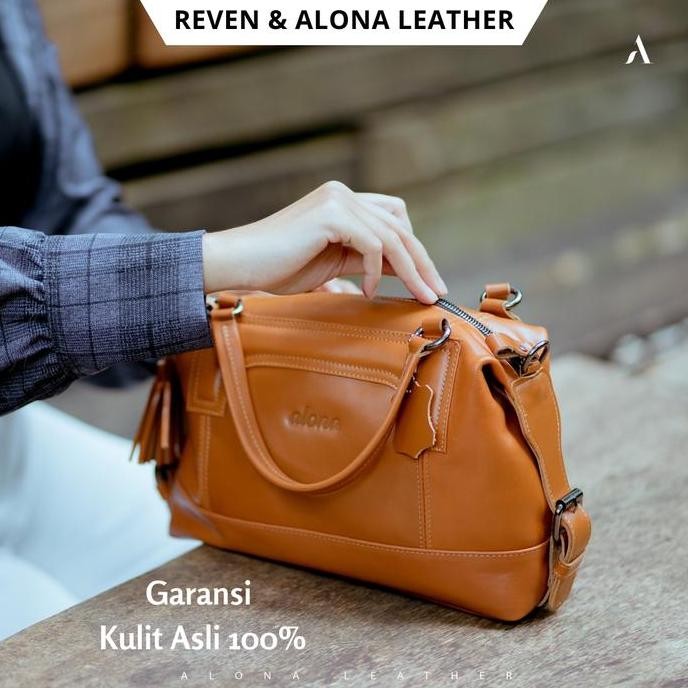 Tersedia Tas Lokal FREYA Bag Selempang Slempang HP Kulit Asli Wanita Cewe Cewek