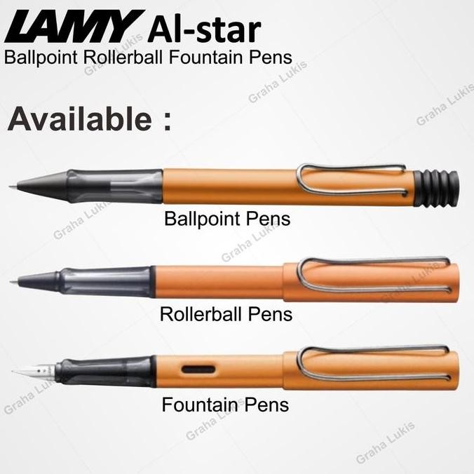 

BEBAS ONGKIR - LAMY AL-STAR Ballpoint Pens / Fountain Pens / Rollerball Pens