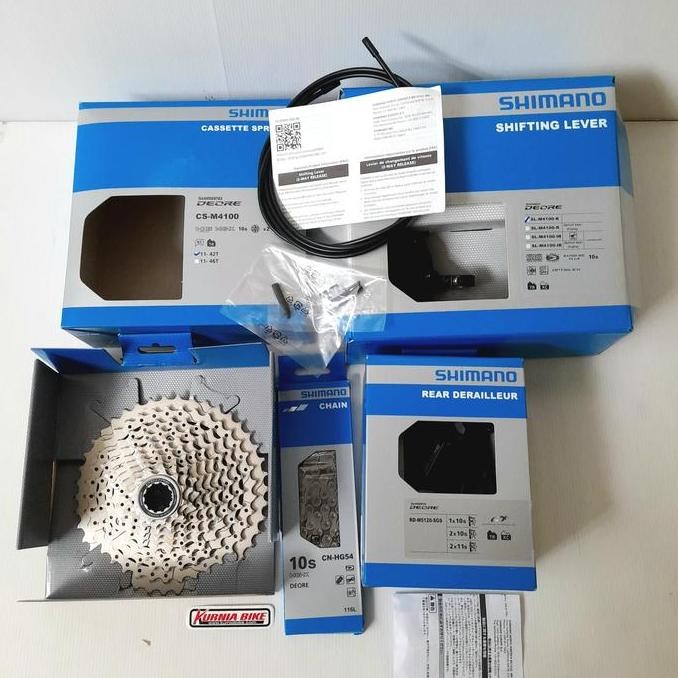 NEW mini groupset shimano deore 10 speed