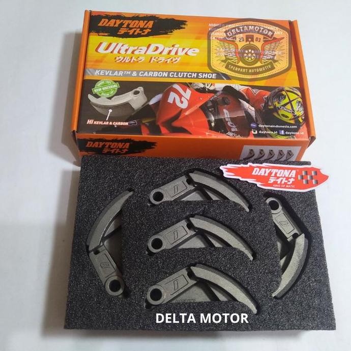 Kampas ganda Daytona Yamaha XMAX 250 B74 5058 New Karbon Kevlar