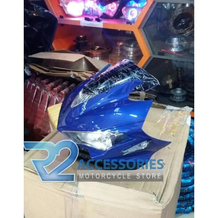 HEADLAMP R25 MINI BUAT VIXION,CB150R,VERZA,BYSON DLL