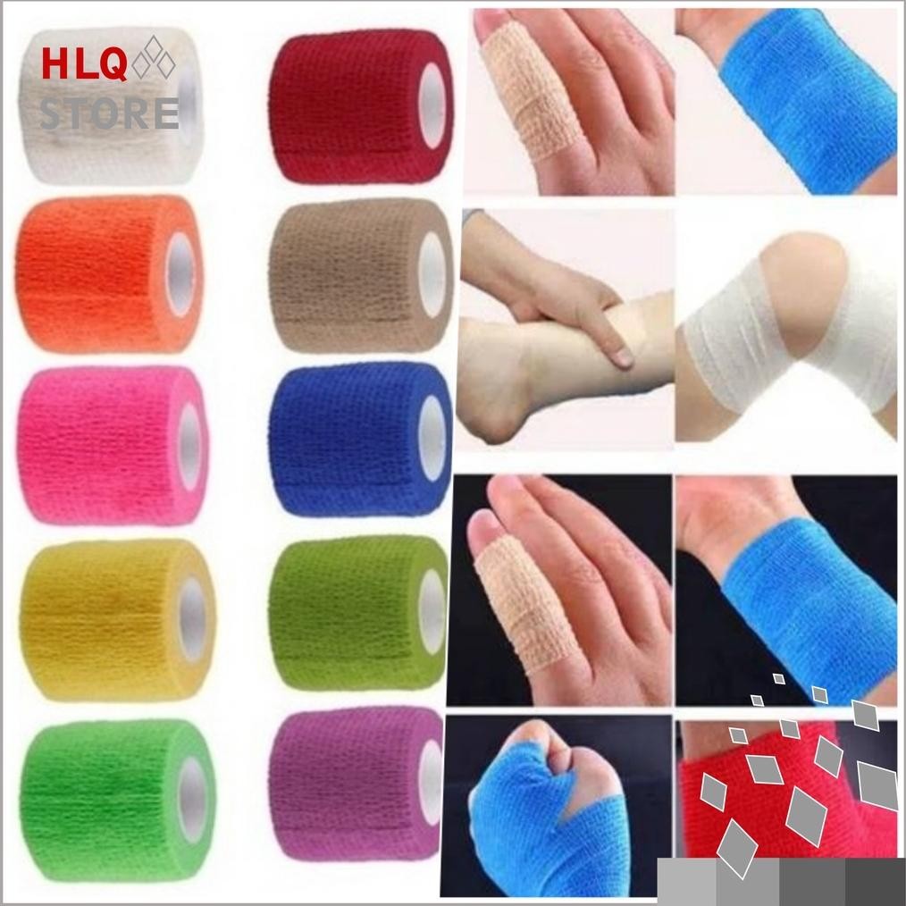 Finger Tape Jari Olahraga 5CM x 4,5M Wrist Tape Support Futsal Bola Voli Kinesio Perban Cedera Otot 