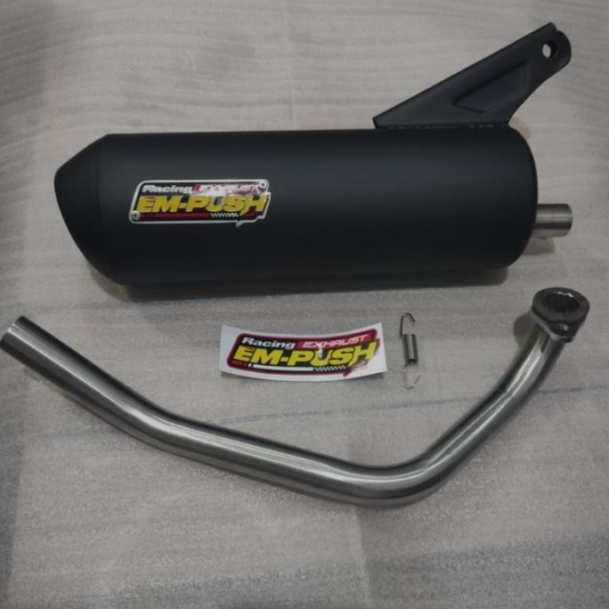 Knalpot Standar Racing Empush Exhaust MP7 Mpring Honda Beat Scoopy