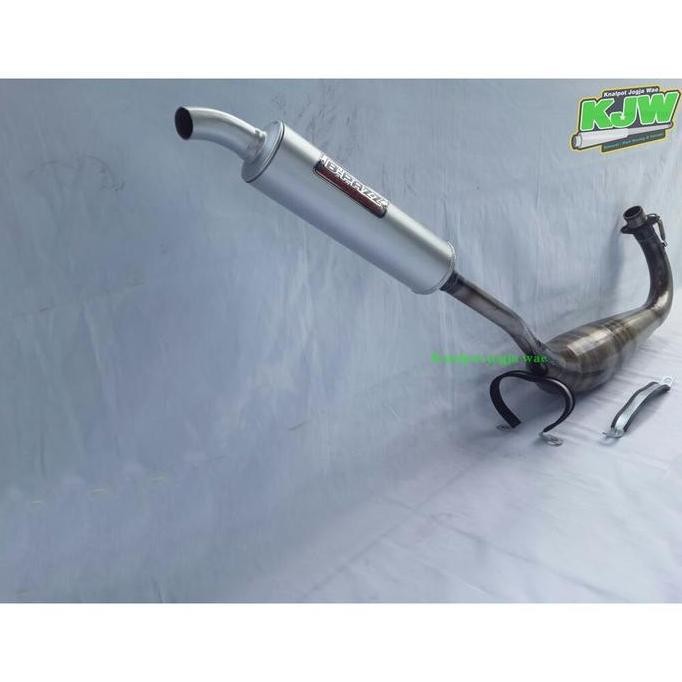 Knalpot Bpazz Satria 2 Tak Kolong Plat Almu