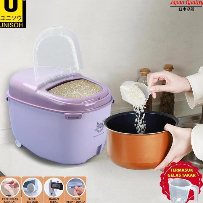 

Terlaris Unisoh Tempat Beras 10 Kg Minimalis Serbaguna