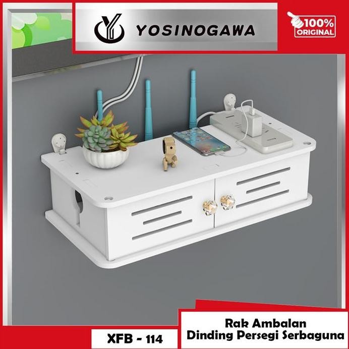 

Terlaris Yosinogawa - Kotak Penyimpanan Router Kotak Hub Nirkabel Wifi Rak Penyimpanan Bebas Lubang Set-Top Kabel Plug-In Papan