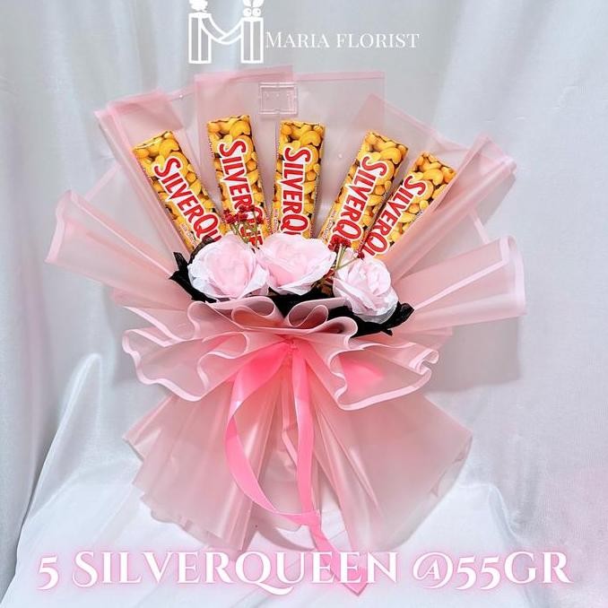 

Buket Bunga Anniversary - Buket Coklat - Buket Silverqueen Anniversary Original