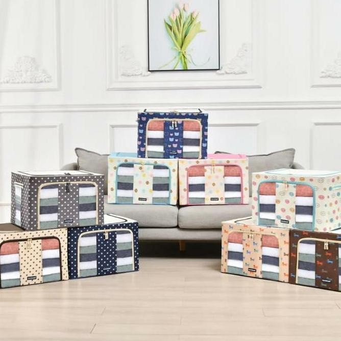 

Terlaris Storage Box 66 Liters Double Zipper / Frame Baja Large Box 66L Youful