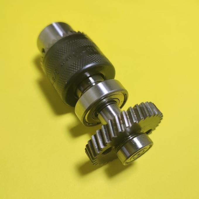 Carlosmomok12 Gear Set Drill Chuck Spindle Asli Mesin Bor 10Mm Maktec Mt60 Mt 60 Makita M0600 M 0600