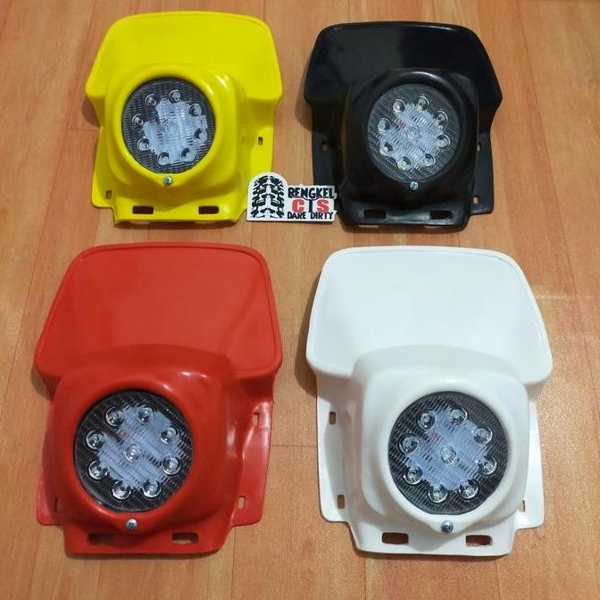 HEADLAMP LAMPU DEPAN JADUL VINTAGE TRAIL KLASIK LED ELBA