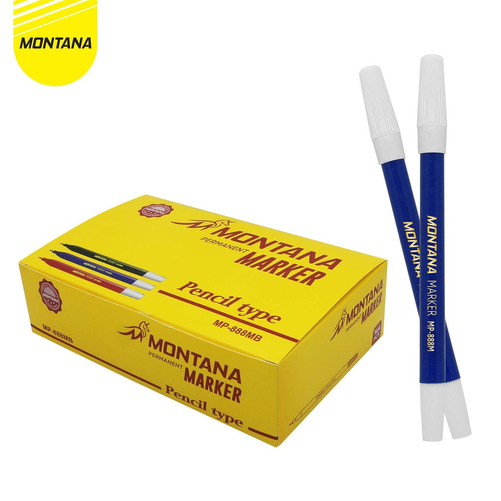 

MONTANA SPIDOL PERMANEN KECIL 1.0MM 1 BOX PERMANENT MARKER BULLET NIB MP888MB