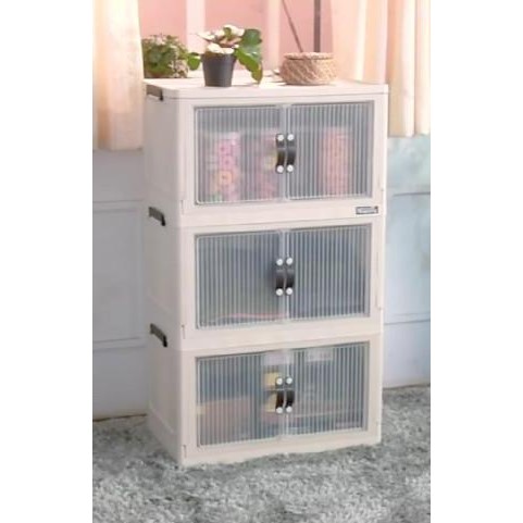 

Terlaris Storage Box Plastik Polibox Portable Kotak Penyimpanan Susun Lipat Box